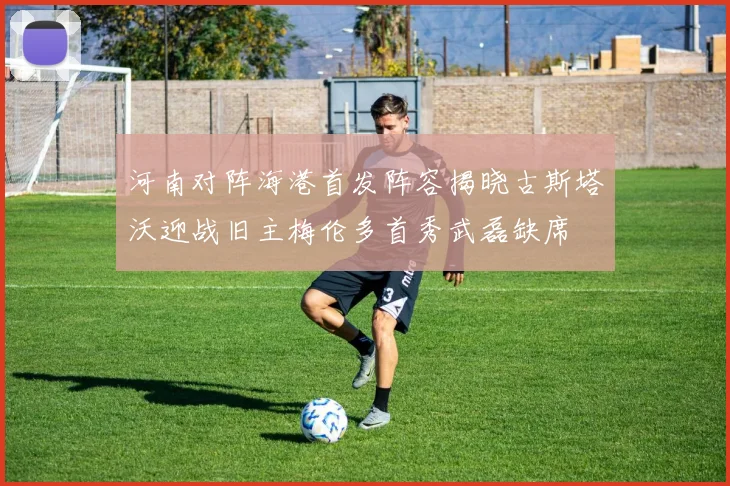 河南对阵海港首发阵容揭晓古斯塔沃迎战旧主梅伦多首秀武磊缺席